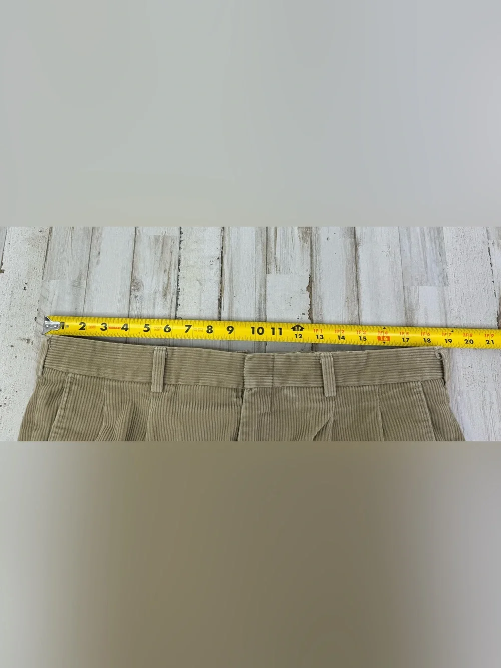 Vintage Eddie Bauer Corduroy Pants Mens 38x30 Tan Straight Leg